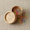 Cocoknits | Opening Stitch Markers | Flexible Row Tracking, , Steel opening stitch markers in rainbow colours. Clip onto stitches or needles to track rows, increases & pattern repeats. Magnetic & ideal for any project., Knit With Me