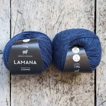 Lamana | Como | Super Fine Merino, Color: 53M Night Blue Melange, Lamana Como is ultra-soft merino wool, perfect for double knitting wool (DK wool) projects. This DK yarn offers warmth, lightness, and quality! 25g DK yarn, Knit With Me