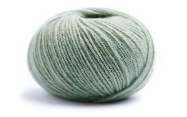 Lamana | Como | Super Fine Merino, Color: 64M Sage Melange, Lamana Como is ultra-soft merino wool, perfect for double knitting wool (DK wool) projects. This DK yarn offers warmth, lightness, and quality! 25g DK yarn, Knit With Me