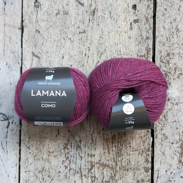 Lamana | Como | Super Fine Merino, Color: 77M Azalea Melange, Lamana Como is ultra-soft merino wool, perfect for double knitting wool (DK wool) projects. This DK yarn offers warmth, lightness, and quality! 25g DK yarn, Knit With Me
