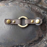 Jul Designs | Cordoba Bezel | Removable Knit Fastener, Colour: Pewter & Brass, Jul’s Cordoba Bezel Ring adds style & function to cardigans. A no-sew, removable fastener for knitwear—perfect UK accessory for modern makers, Knit With Me