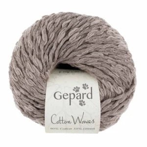 CottonWaves by Gepard in 1456 Oyster colour at Knit With Me yarn shop