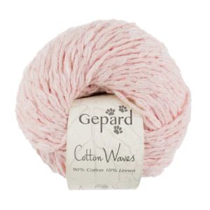 CottonWaves by Gepard in 412 Cloud Pink colour at Knit With Me yarn shop
