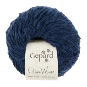 CottonWaves by Gepard in 780 Marine colour at Knit With Me yarn shop