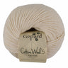 CottonWool 5 Organic cotton and wool yarn by Gepard Garn in 101 Cream