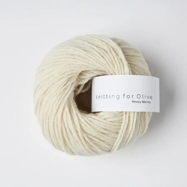 Ball of Knitting for Olive Heavy Merino wool yarn in natural color, 100% Merino from New Zealand without mulesing.