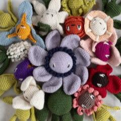 TOFT | Alexandra’s Garden Flowers Book | 30 Crochet Patterns, , Crochet 30 seasonal flowers with TOFT’s Alexandra’s Garden book. Includes patterns, tips & stunning photos—perfect UK gift for crafters., Knit With Me