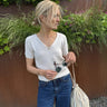 Cumulus Tee | PetiteKnit | Printed Pattern in option at Knit With Me yarn shop