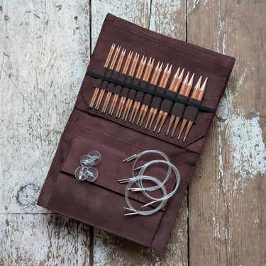 Cypra Copper Interchangeable Knitting Needle Sets, Size: 5" Interchangeable Set, Lykke's Cypra Interchangeable Copper Knitting Needle Sets are smooth and hard-wearing. Full needle kits made from pure copper with gently rounded needle tips., Knit With Me