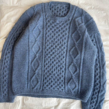 Dagmar Sweater Man | PetiteKnit | Printed Pattern in option at Knit With Me yarn shop