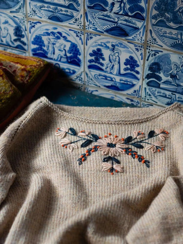 Embroidery on Knits by Judit Gummlich, , Embroidery on Knits is a hardback, 200 page, in-depth guide to contemporary stitching with and on wool, explaining every step of the process — from planning to finished project. It is a source of inspiration and kn