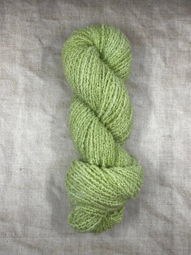 Wild Atlantic | Eriu | Super Soft Merino, Colour: Lichen, Ériu ("air-oo") is a super soft merino yarn. The boucle texture makes it incredibly versatile, allowing it to be a substitute yarn in patterns calling for DK or worsted weights, adding a beautiful