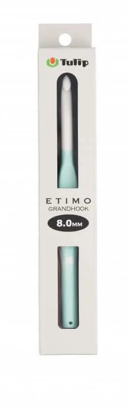 Etimo | Grandhook Crochet Hook | For Chunky Yarn, Size: 8mm, Etimo Grandhook glides through thick yarn with ease. Smooth grip fits all styles—perfect UK crochet tool for chunky yarn & long sessions, Knit With Me