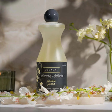 Eucalan Wool Wash | No-Rinse Delicate Laundry Detergent, Scent: Jasmine, Gently clean and condition your wool and delicates with Eucalan Wool Wash. No-rinse, lanolin-enriched formula—perfect for travel and knits., Knit With Me