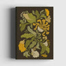 Flower Notebook featuring floral motifs on hardback cover, designed by Tytti Laitakari, perfect for project notes and plans.