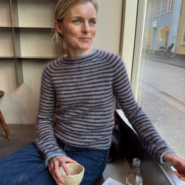 Frankie Blouse | PetiteKnit | Printed Pattern in option at Knit With Me yarn shop