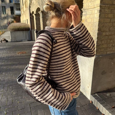 Frankie Sweater | PetiteKnit | Printed Pattern in option at Knit With Me yarn shop