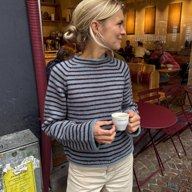 Frankie Sweater | PetiteKnit | Printed Pattern in option at Knit With Me yarn shop