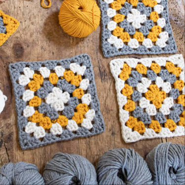 Learn to Crochet a Granny Square Workshops, Date: Sunday 11th & 18th May 10am-12pm, We LOVE granny squares. This workshop is perfect if you have completed our learn to crochet workshop or for those who need a refresher., Knit With Me