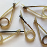 Horn shawl pin in mixed shades, 70mm size, product code 288 - K3, elegant accessory for shawls and wraps