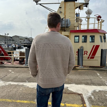 Ingrid Sweater Man | PetiteKnit | Printed Pattern in option at Knit With Me yarn shop