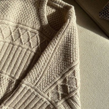 Ingrid Sweater Man | PetiteKnit | Printed Pattern in option at Knit With Me yarn shop