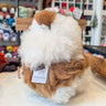 Inkari Stuffed Alpaca Animals in Medium 35cm Natural Macchiato (73) option at Knit With Me yarn shop