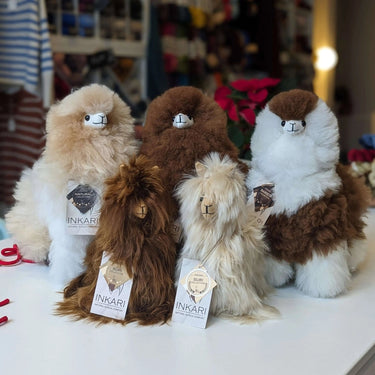 Inkari Stuffed Alpaca Animals, Style: Large 50cm Natural Hazelnut (6), Words cannot do justice to how adorable, and incredibly soft, these stuffed Alpaca Animals are. You really need to have a feel to believe. Our Alpacas come in three sizes, SMall, Mediu