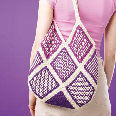 Interlocking Crochet by Ana-Maria Babancia in option at Knit With Me yarn shop