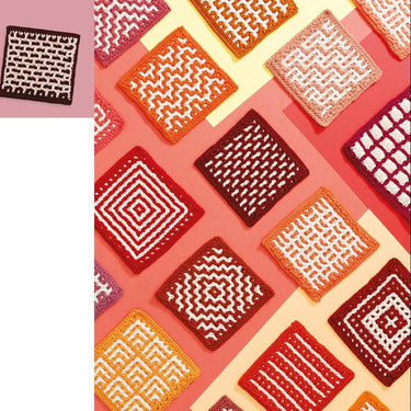 Interlocking Crochet by Ana-Maria Babancia in option at Knit With Me yarn shop