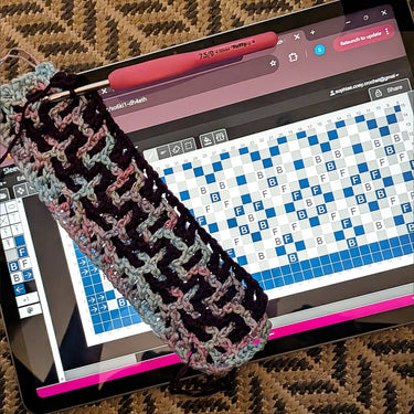 Introduction to Interlocking Crochet Workshop with Sophia in Saturday 18th July 2026 - 10am to 2pm option at Knit With Me yarn shop