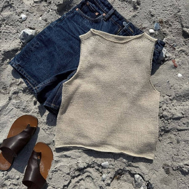 Ivy Top | PetiteKnit | Printed Pattern in option at Knit With Me yarn shop