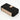 KnitPro Oasis Starter Interchangeable Crochet Hook Set case, black and beige, compact and elegant, ideal for crochet enthusiasts.