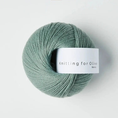 Knitting For Olive | Merino | Fingering Weight, Color: Dusty Aqua, Soft, breathable merino wool yarn for ethical knitwear. Fingering weight, non-mulesed & ideal knitting wool UK for layering & outdoor makes, Knit With Me