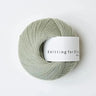 Knitting For Olive | Merino | Fingering Weight, Color: Dusty Artichoke, Soft, breathable merino wool yarn for ethical knitwear. Fingering weight, non-mulesed & ideal knitting wool UK for layering & outdoor makes, Knit With Me