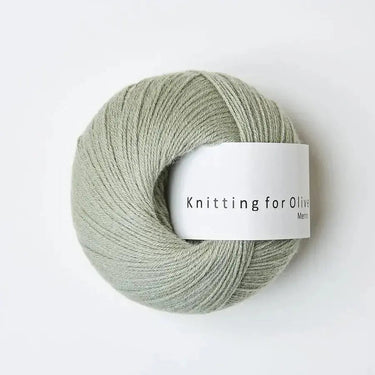 Knitting For Olive | Merino | Fingering Weight, Color: Dusty Artichoke, Soft, breathable merino wool yarn for ethical knitwear. Fingering weight, non-mulesed & ideal knitting wool UK for layering & outdoor makes, Knit With Me