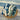 Yarn Advent Calendar featuring blue and white mini skeins on a bamboo plate with ocean-themed background.