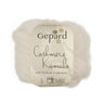 Kumula fluffy 100 percent cashmere yarn by Gepard Garn in 101 Creme