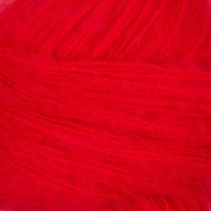 Kumula by Gepard | 100% Fluffy Cashmere in 330 Bright Red option at Knit With Me yarn shop