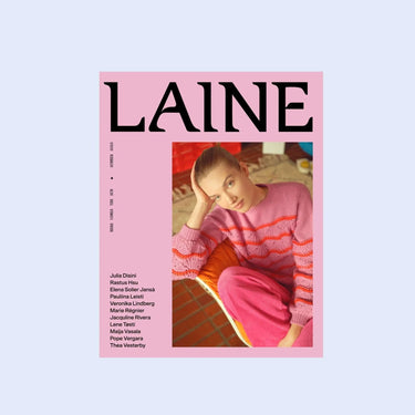 Laine Magazine Issue 17, Summer 2023, , Laine's Summer Issue 17 is named "Here Comes the Sun" and feels like the first tender rays of sun after a long winter. The inspiring summer knits and fun, quirky photos create a happy, relaxed mix with a subtle vint