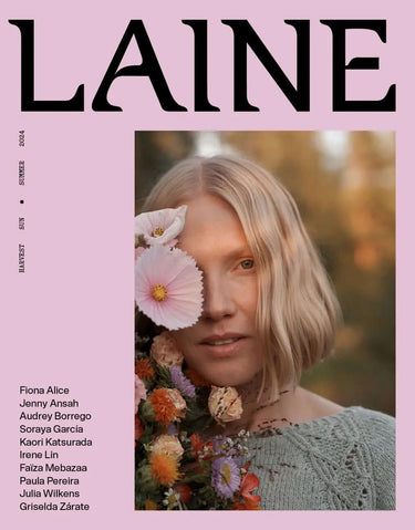Laine Issue 21 | Harvest Sun Summer Knitting Patterns 2024, , Laine 21: Harvest Sun features 11 summer patterns, inspiring articles & sun-soaked photography. A limited-edition must for UK knitters., Knit With Me