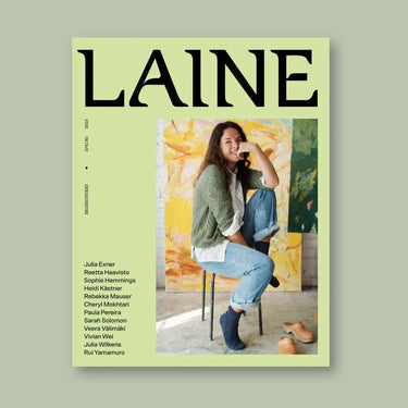 Laine Magazine Issue 24 - Spring, , Laine 24 Spring, Brushstrokes, features beautiful textures and interesting techniques with 12 new knitting patterns. , Knit With Me