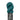 Teal skein of yarn with Laine Novita label on a white background