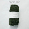 Biches & Bûches | Le Lambswool | Rustic Merino Yarn, Color: Dark Green Grey, Natural 100% lambswool yarn with rustic charm—soft, lofty & perfect knitting wool UK for handmade sweaters, scarves & cosy winter projects, Knit With Me