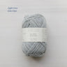 Le Petit Lambswool | Biches and Buches, colour: Light Grey, The lambswool blend provides the perfect balance of structure and drape. This fingering-weight yarn is a Scottish lambswool with tweed yarn speckles. , Knit With Me