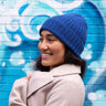 Learn to Knit Hat Kit | TOFT in Blue option at Knit With Me yarn shop