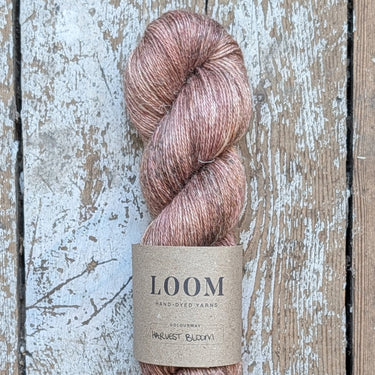 Loom | Alpaca Linen & Silk 4ply yarn in Harvest Bloom option at Knit With Me yarn shop