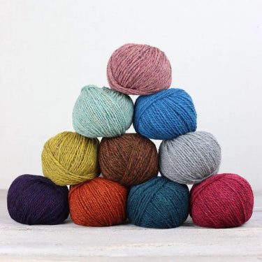 Lore Minis | DK Lambswool Yarn from The Fibre Co. UK, Color: Eager, Lore Minis are DK lambswool yarns spun in West Yorkshire. Perfect for colourwork—100% Romney wool that blooms beautifully after washing., Knit With Me