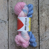 ARA STELLA | Luxe Sock Kit | Merino Nylon Hand-Dyed Yarn, Color: 1998, Exclusive ARA STELLA sock kit with 100g + 20g merino blend. Hand-dyed in Surrey, UK—perfect for socks, scarves & soft next-to-skin knits., Knit With Me