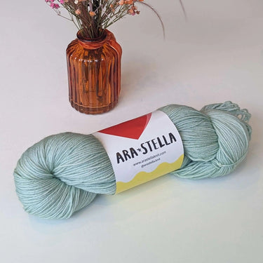 ARA STELLA Luxe Sock Yarn | Hand-Dyed Merino Blend 4ply, Color: Match Point, Lusciously soft ARA STELLA Luxe Sock yarn, hand-dyed in Surrey. Made with extra fine superwash merino and nylon for strength. Ideal for socks & scarves., Knit With Me